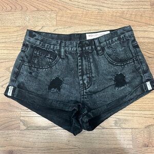 Wish List Jean Shorts. Never Worn. Size S. Black